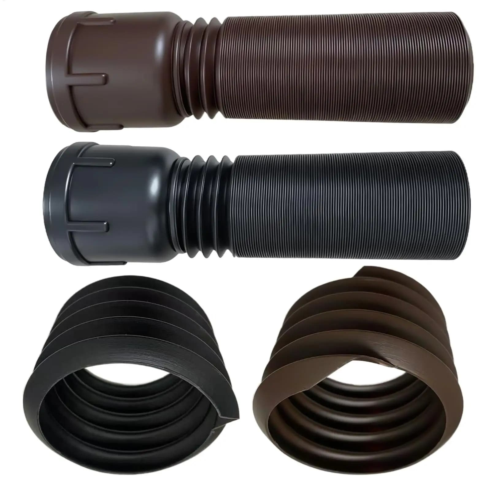 Gutter Extension Tool, Adjustable Downspout Diverter, Rain Water Drain Extender Telescopic drainage bellows for Outdoor Garden