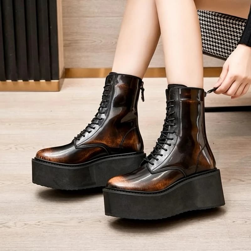 AIYUQI Women's Snow Boots 2026 New Thick-soled Non-slip Women Short Boots Large sSize Warm Female Winter Shoes Ankle Boots