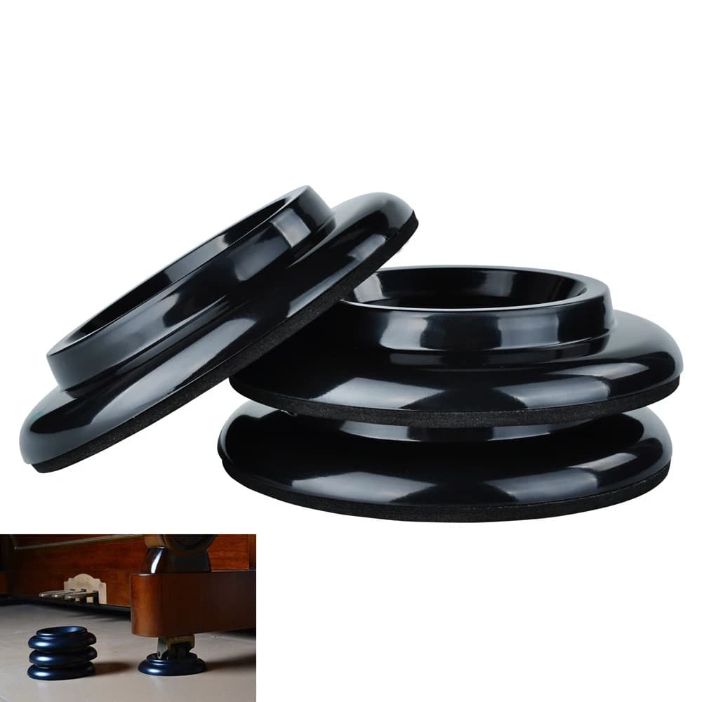 3 pieces/set floor protections for ABS piano mugs for piano tail with ball bearings for piano non-slip and non-noise foam