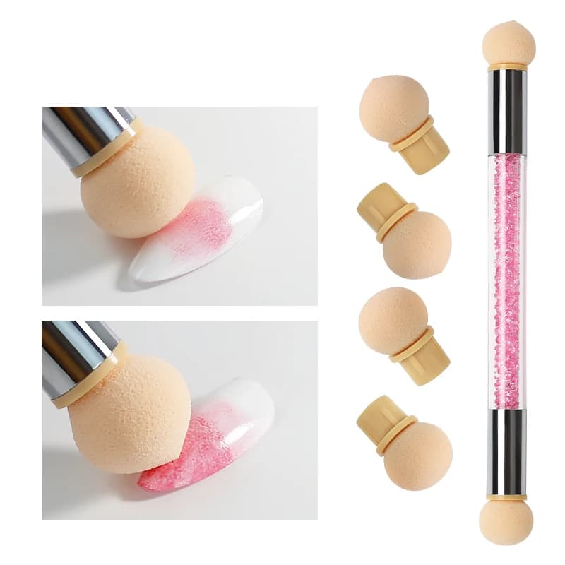 Double Point Brush for Shoe and Decorations, with Brush Point and Handle, Nail Art Tool and Gel Nail Polish