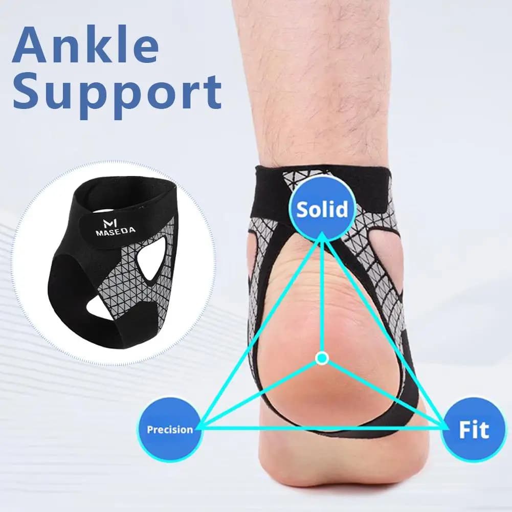 Supporto per caviglia ultrasottile Assorbimento degli urti Comfort per la salute ​ ​ Tutore di supporto per caviglia regolabile Prevenzione del tutore per caviglia fitness sportivo