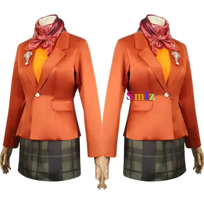 Ashley Anime Graham Evil 4 Cosplay Costume Jacket Dress Women Sweaters Outfits Halloween Carnival Party Suitx;4'b,5;y,8