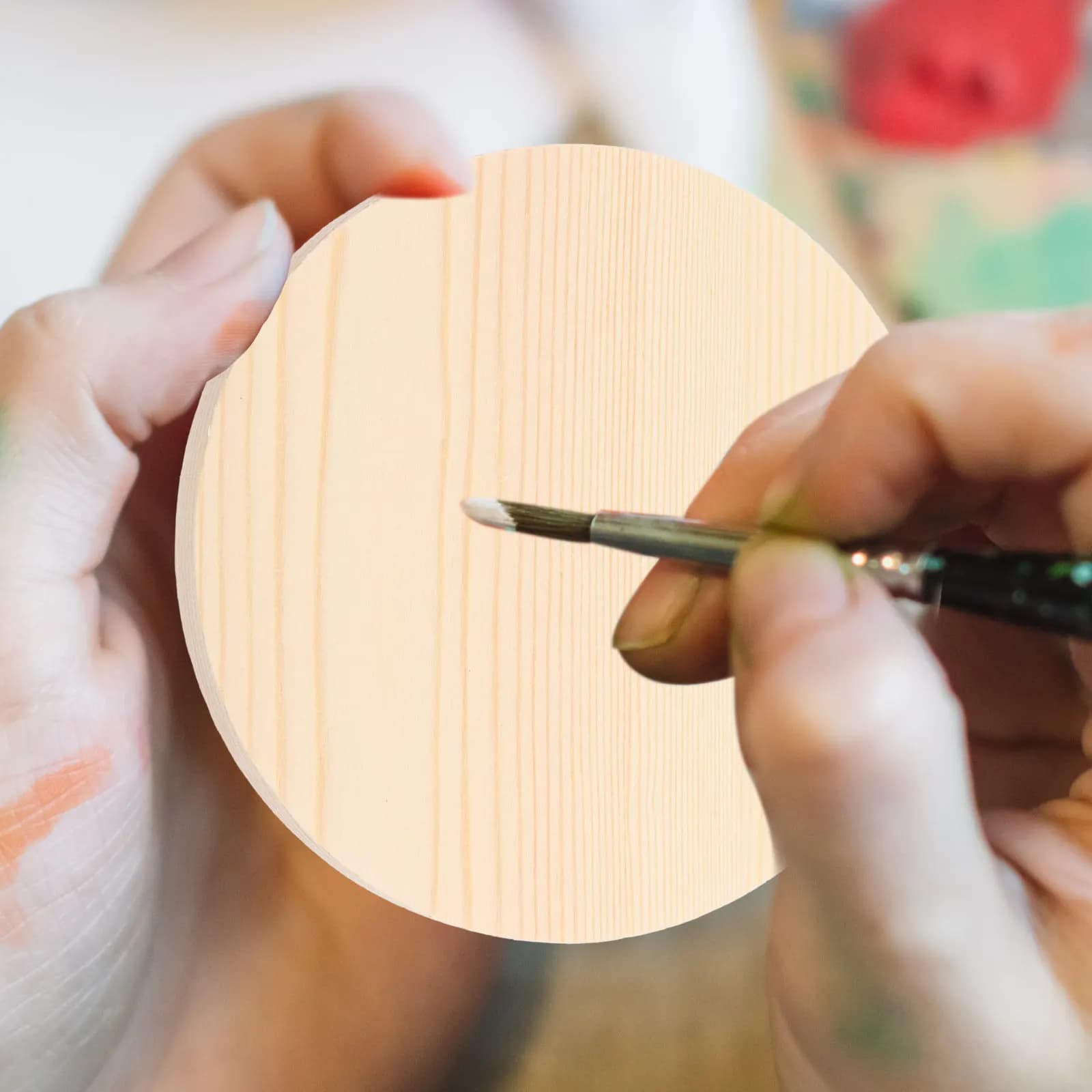 Fette di Legno Naturale, Blocchi di Legno Rotondi Grezzi, Dischi per Artigianato, Centrotavola, Ornamenti Cilindrici, Decorazioni per Progetti Fai-da-Te e Pittura a Mano