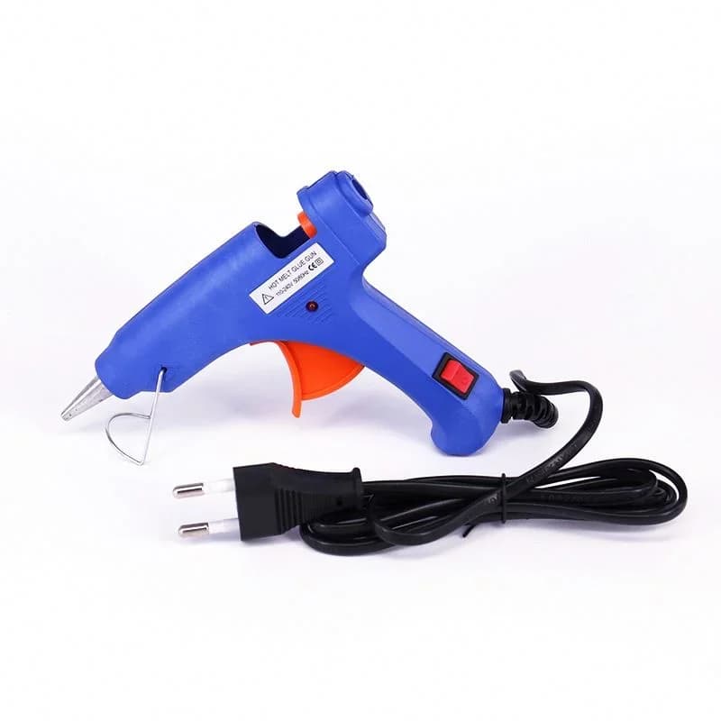 Riscaldatore ad alta temperatura Pistola per colla a caldo 40W Strumento di riparazione fai-da-te Mini pistola termica Uso UE Bastoncini di colla da 7 mm Pistola per colla a caldo per calore