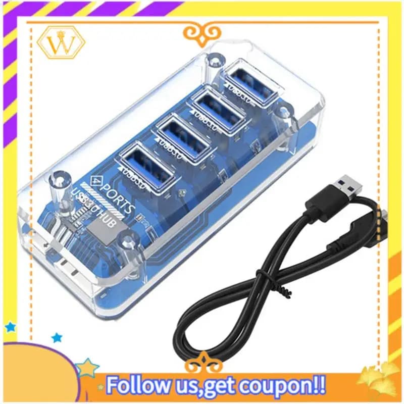 A01K-4XUSB3.0 Splitter HUB Laptop Desktop Computer Hub Multi-Porta USB Docking Station Adattatore Splitter