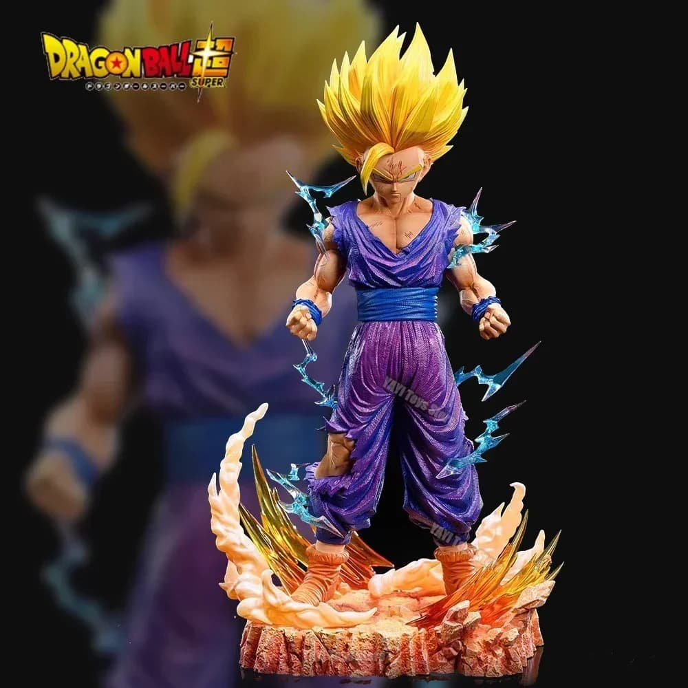 25 cm Dragon Ball Z Anime Figura Son Gohan Action Figurine Super Saiyan 2 Gioco cellulare Giocattoli per bambini Son Goku Regalo