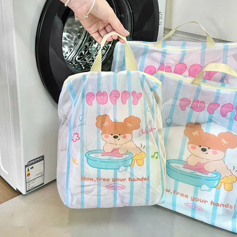 Nice Bear Bag For Bedding Bag Dress Packing Bag for Portable Cartoon Washing Bag Various Items for Home Storage Bag for Toys Storage Box