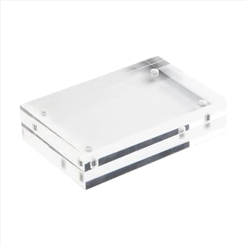 Durable transparent acrylic magnetic frame to preserve beautiful memories Durable 15X21 cm-Caldo