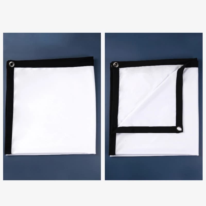 Schermo per proiettore portatile 16:9, schermo per proiettore semplice, schermo HD da 60/72/84/100/120 pollici per cinema domestico