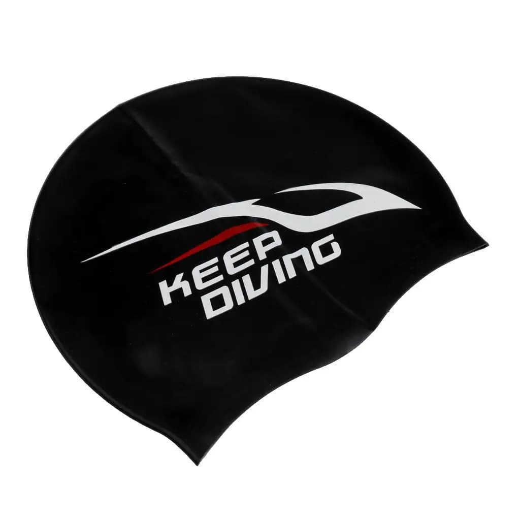 Adult Waterproof Silicone Swimming Cap for Women Long Hair Snug Fit Pool Cap for Daily Training and Open Water