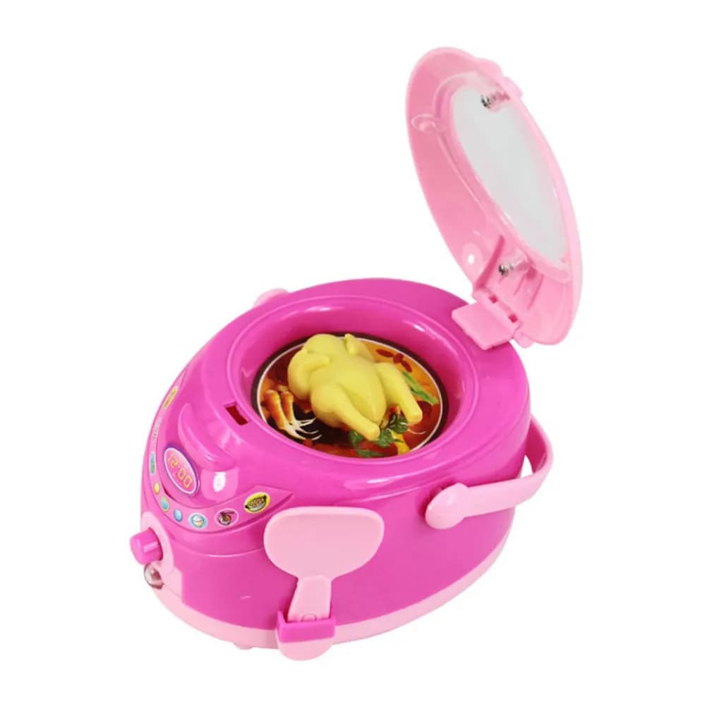 Asciugacapelli Elettrico Giocattolo per Bambini, Elettrodomestico in Plastica Creativo 15x85x15cm Rosa, Stimola l'Intelligenza e la Creatività