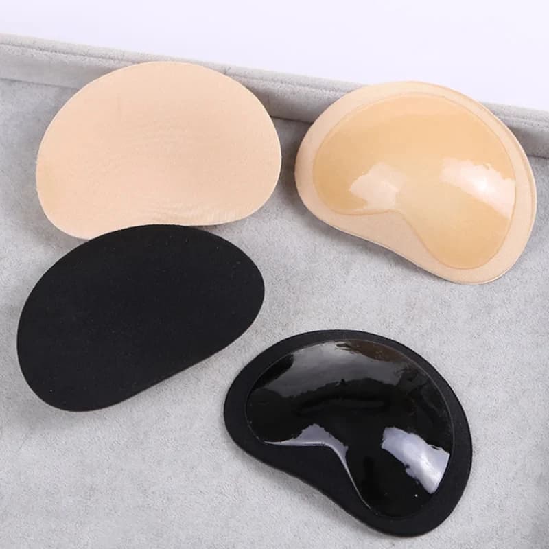 1Pair Chest Push Up Sticky Bra Thicker Sponge Bra Pad Breast Lift Up Enhancer Silicone Removeable Inserts Swimsuit Invisible Bra