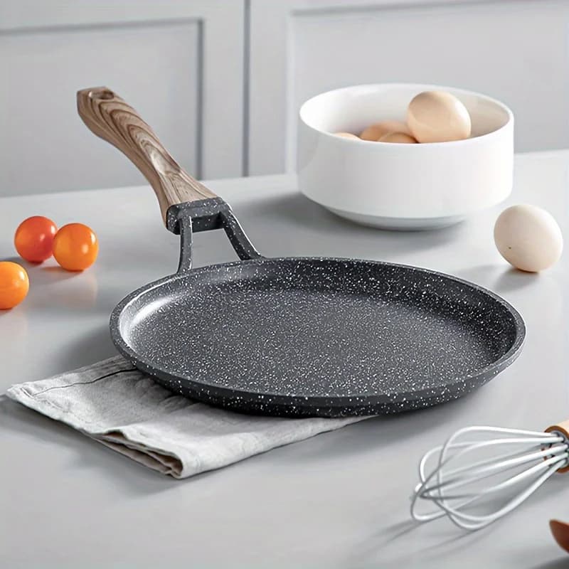 Padella antiaderente per uso domestico, padella speciale per pasticceria, padella per colazione all'uovo padella per pancake, adatta a tutte le stufe
