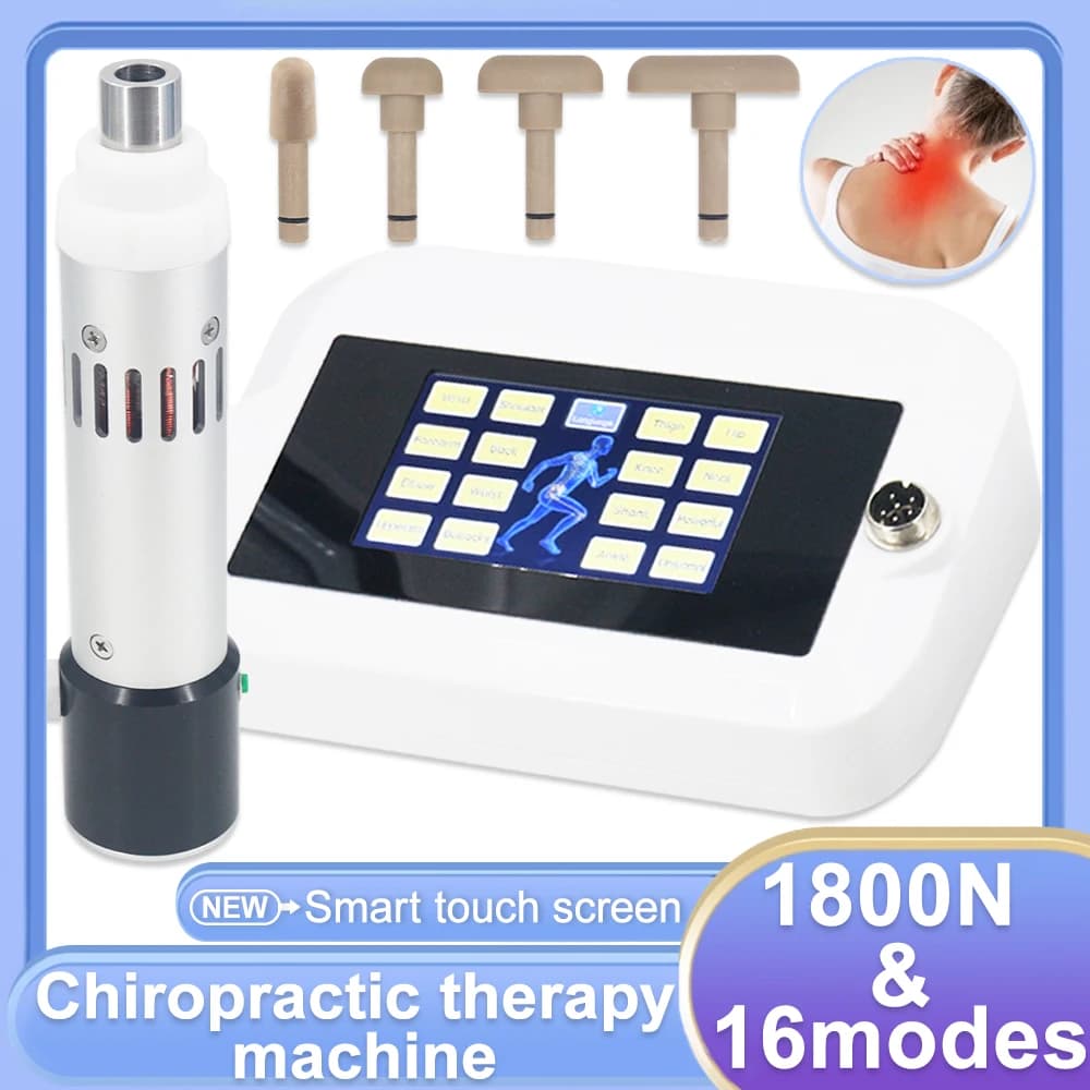 1800N Chiropractic Adjusting Tool Massage Therapy Spine Correction Tools 10Heads New Electric Chiropractic Gun Spinal Adjustment