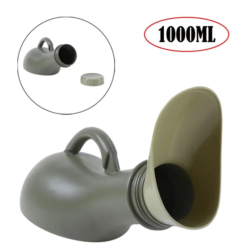 1000ML Portable Plastic Mobile Urinal Toilet Aid Bottle Outdoor Camping Car Urine Bottle For Women Men Journey Travel Tool