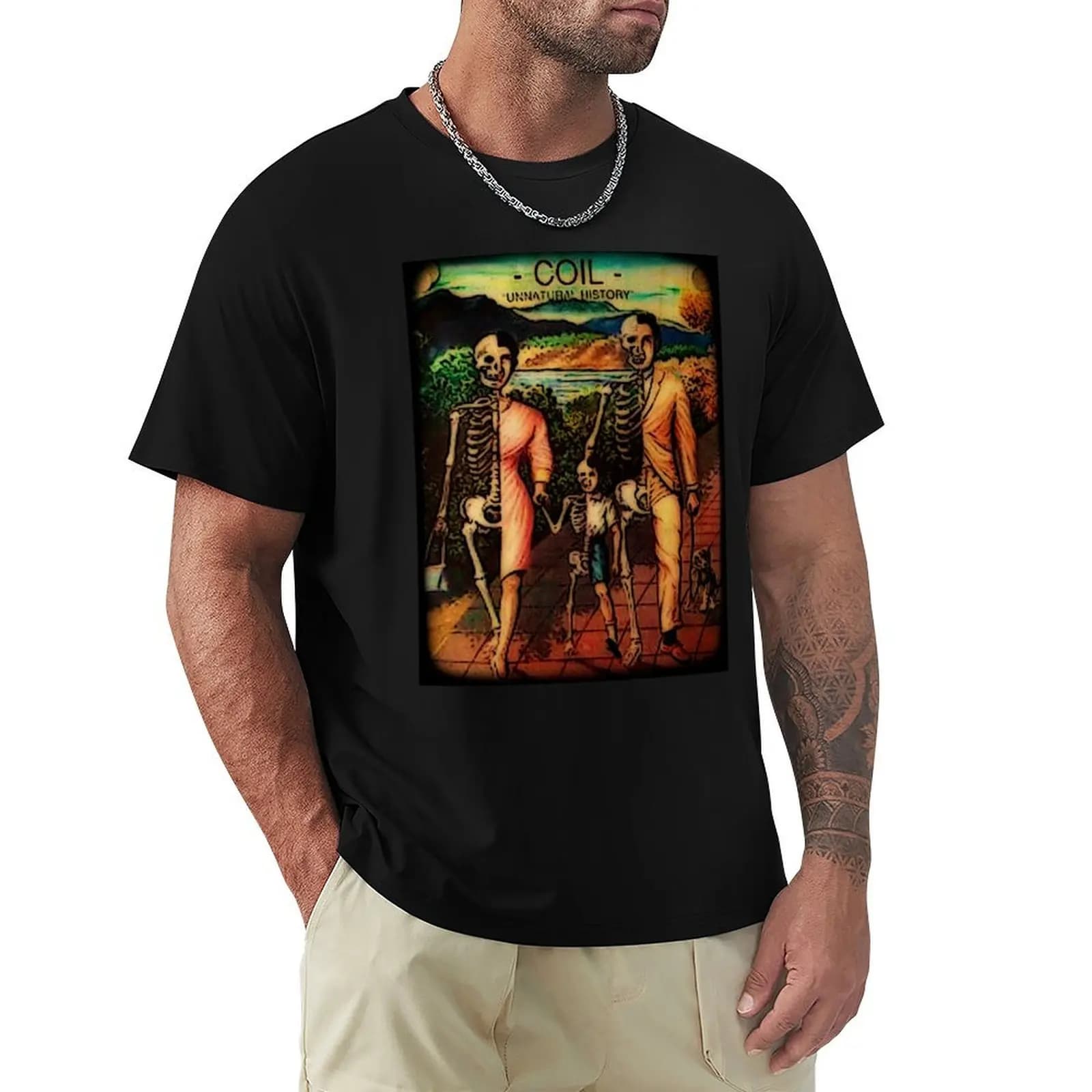 T-shirt Coil Big and Tall con scollo rotondo