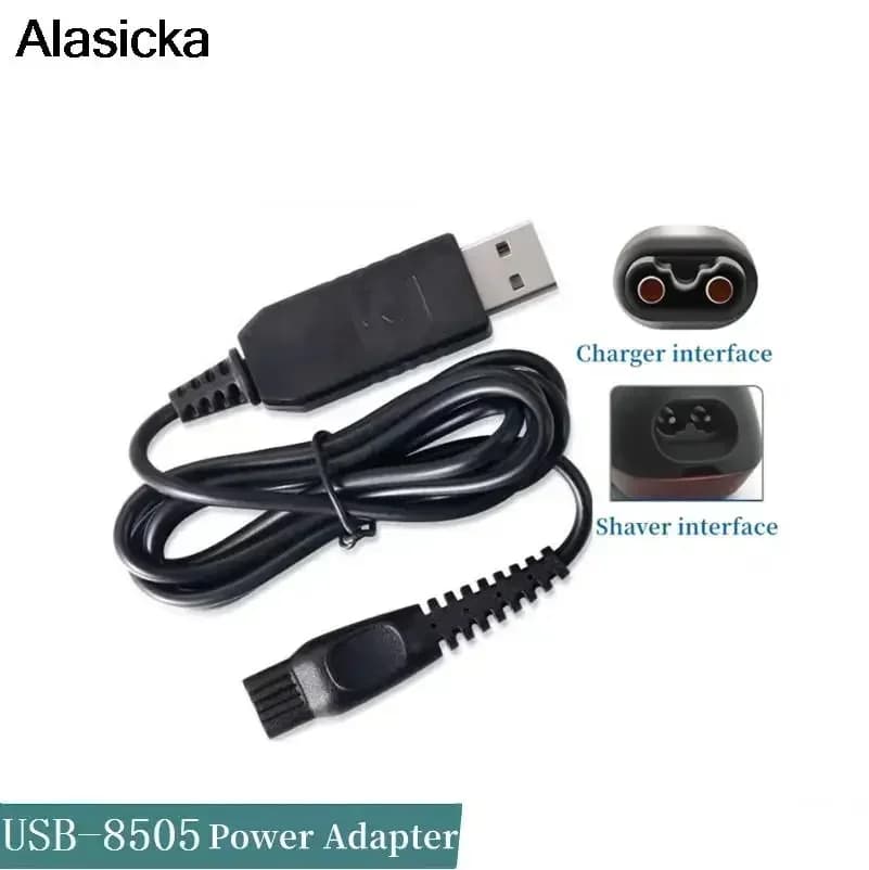 USB charging cable for HQ8505 15V electric shavers Philips 6070 6095 7120 7140 7160 7165 7141 7240 786 8100 9020 power cord
