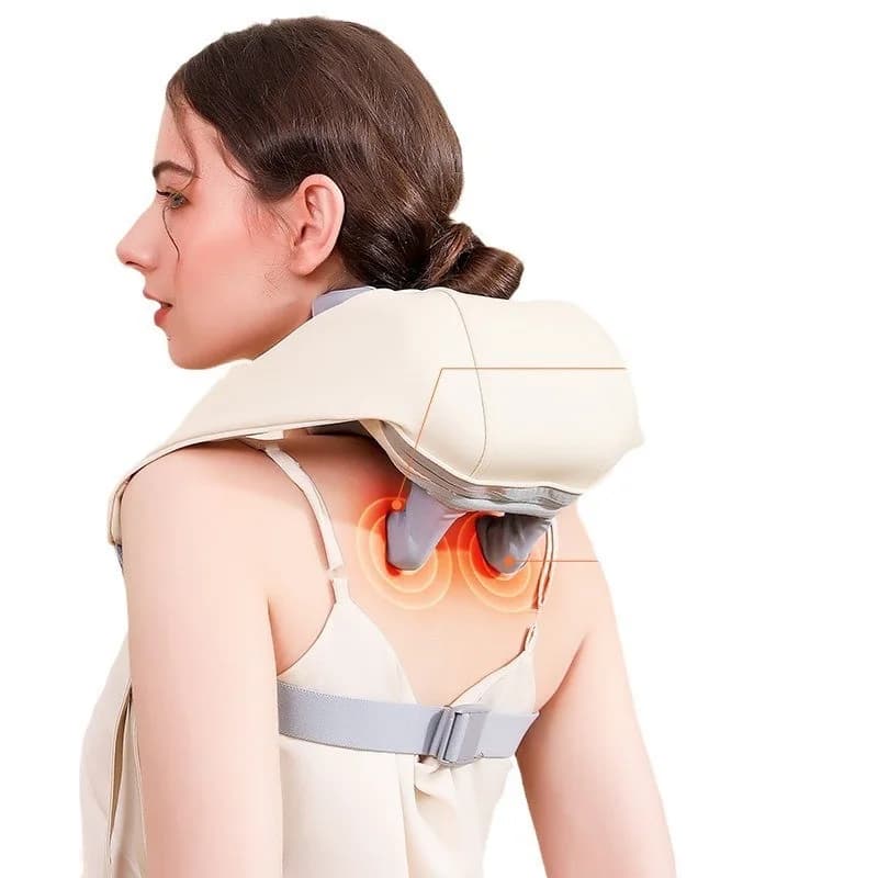 Nuovi prodotti per massaggiatore Produttore di cinture per massaggiatore per spalle e schiena Shiatsu 3D Regali di Natale Massaggiatore per spalle