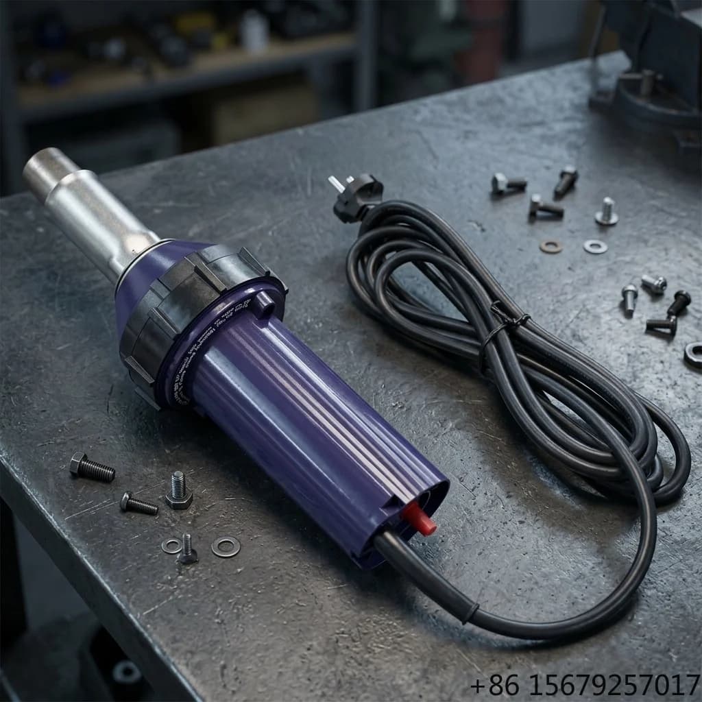 New Adjustable 1600W 230V Heat Weld Gun for Plastic Welding PE PP PVC TPO Industrial Hot Air Welding Equipment