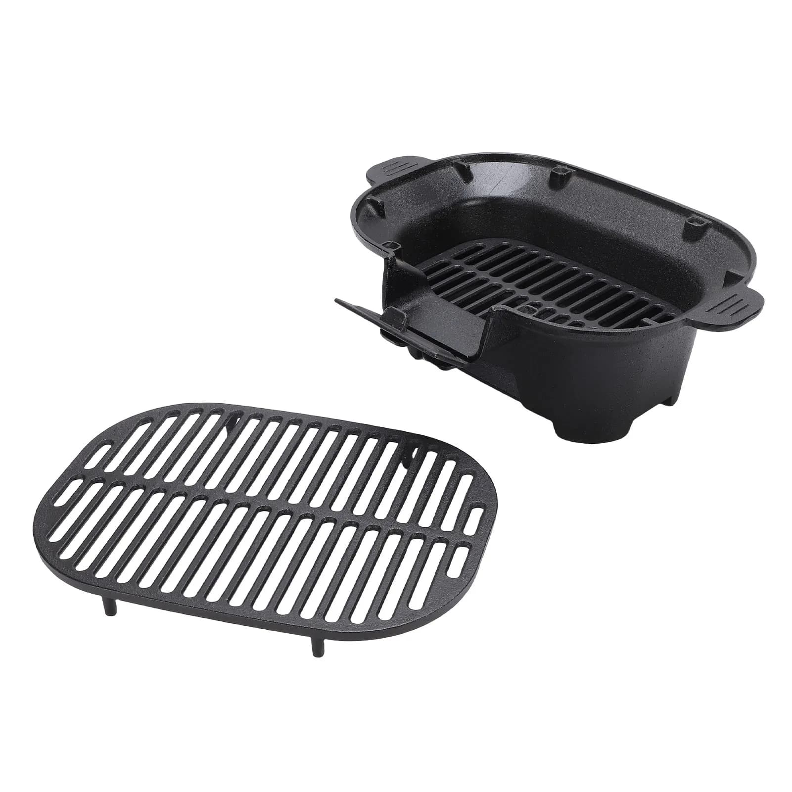 Hibachi Grill Outdoor Small Portable Charcoal Grill Cast Iron Japanese Yakitori Camping Grill Stove for Backyard BBQs Picnics