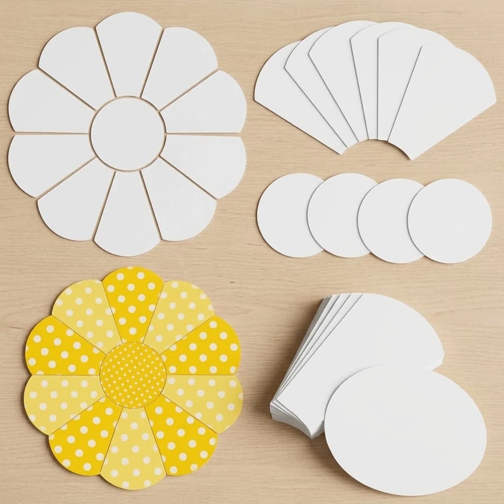 Professional Quilting Paper Templates Floral Patchwork Stencils for Home Textile Decor Beginners Sewing Craft Kit Set