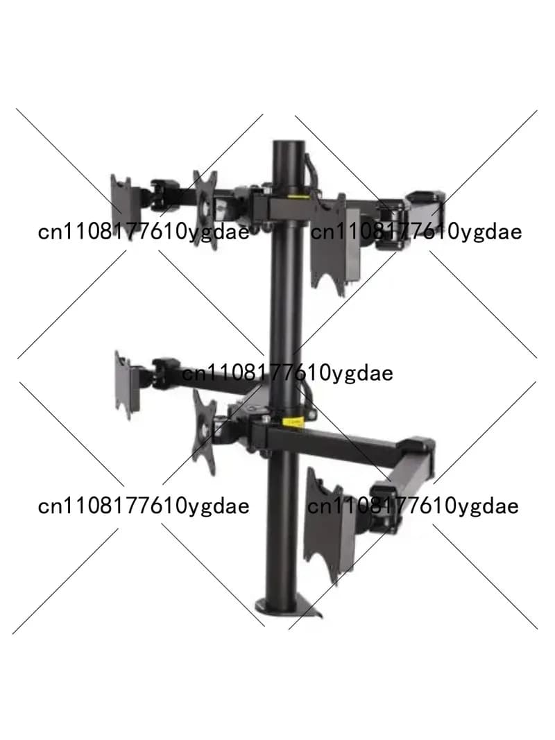 6-arm desk support for 10-27 inch monitor, 7 kg flow