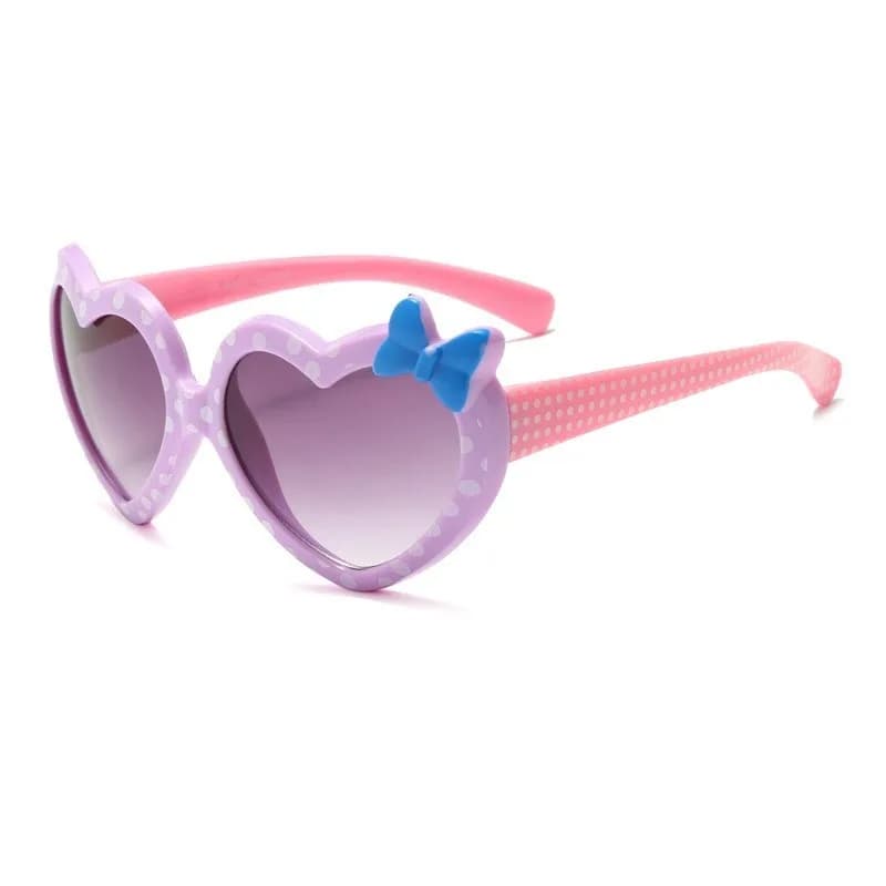Sunglasses in Pois with Flake: Fashion Glasses for Summer, Trendy Fits of Heart