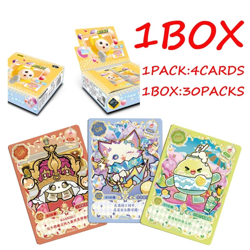 Kayou Official Eggy Party Cute Collection Card Trend Pack Vol.7 Booster Box 30 Packs TCG Game Character Trading Card Hobby Gift