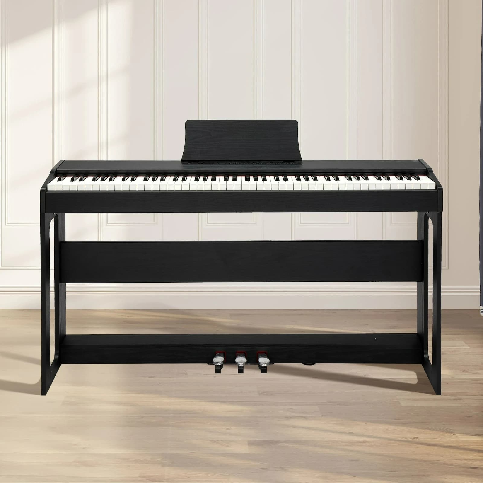 88 Keys Full Weighted Hammer Keyboards Digital Home Electric Piano Black