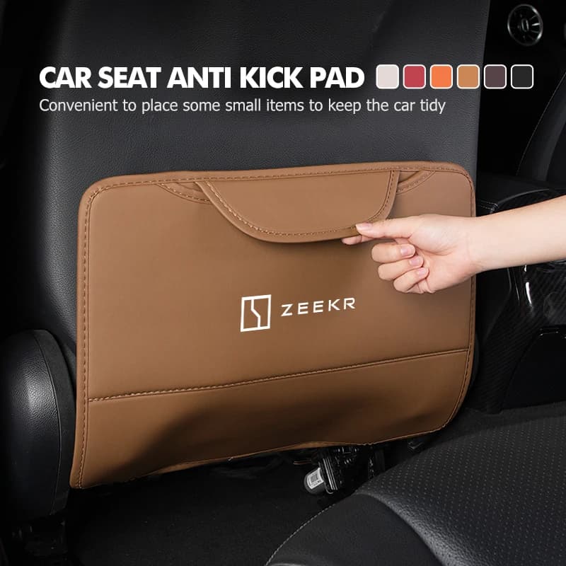 Car Seat Child Anti-kick Storage Bag Mat Accessories Universal For Zeekr 001 009 2022 2023 2024 X EV 2021-2023 Krypton
