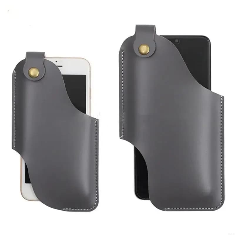 M6CC Fondine per telefono in pelle PU per uomo e donna, custodia per cellulare con passante per cintura