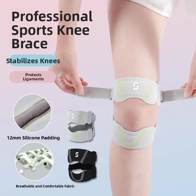 Professional Sports Knee Pads for Women and Men, Men's Protection, Ideal for Running, Jumping with Corda, Mountain Climbing, Badminton