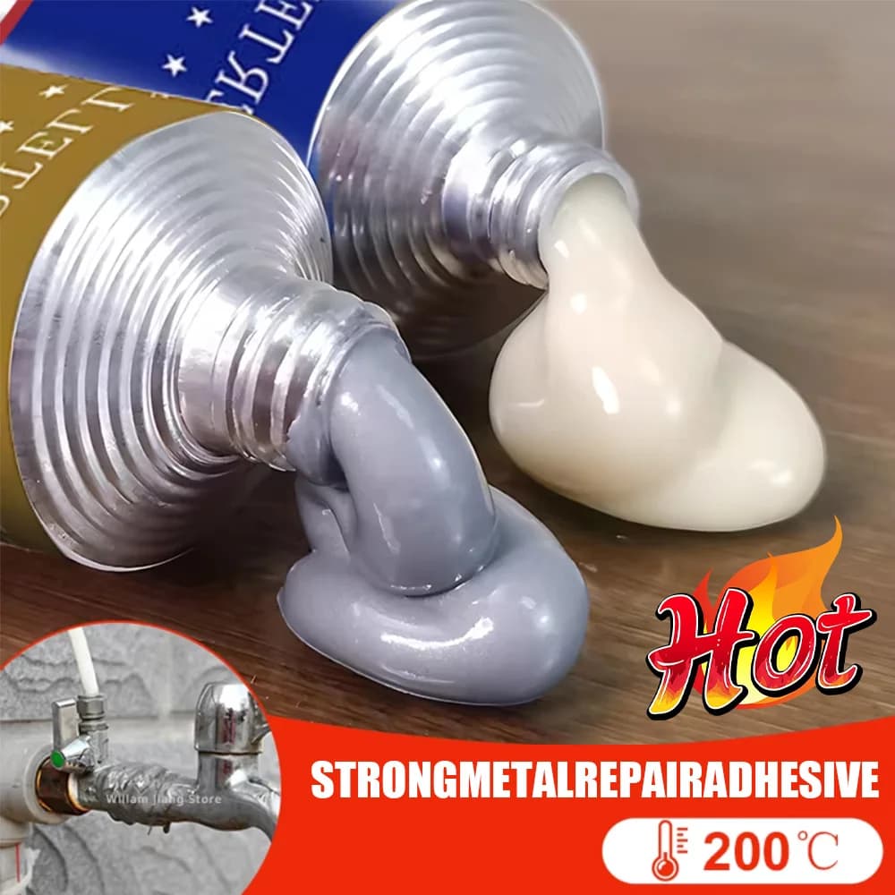 Cold Welding Necklace for Metal Repairs Sealing AB Heat Resistant Adhesive for High Strength Magic Plastic Repair Casting Epoxy Resin