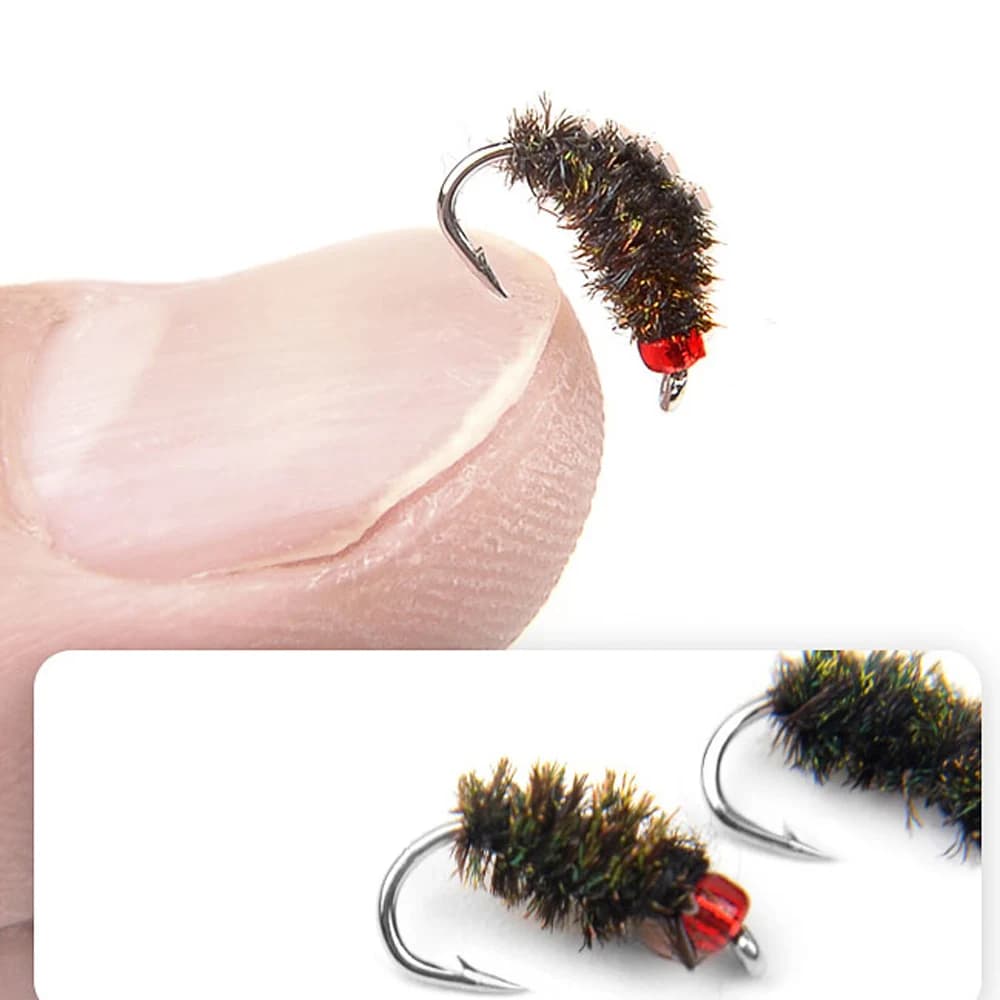 20 Pieces / Box Artificial Insects Fly Fishing Artificial Mosques, I love Super High Carbon Steel Sharpener, Fishing Equipment, Flying Dry baits, Fishing