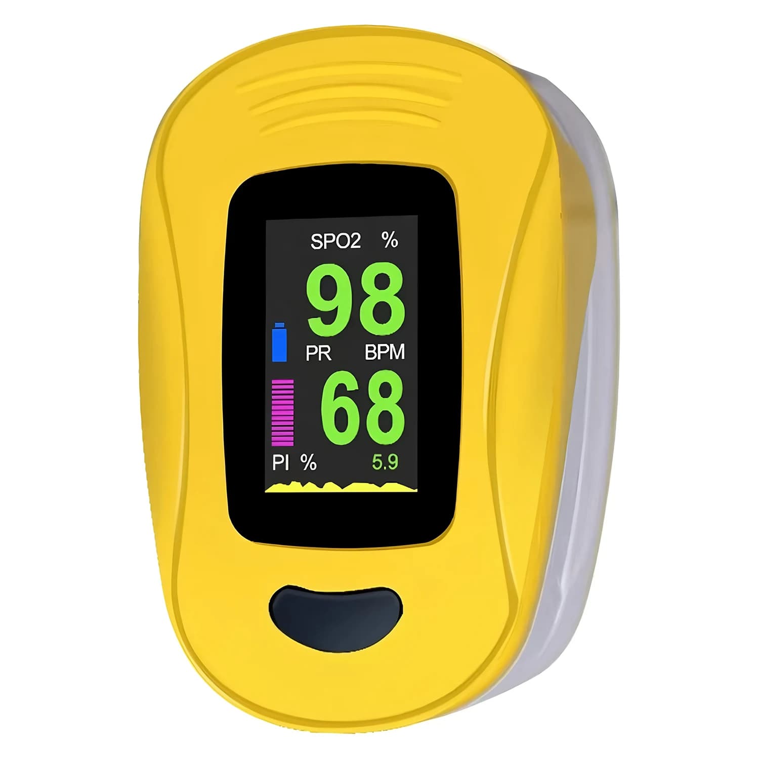 Finger Pulse Oximeter OLED Blood Oxygen Saturation Heart Rate Monitor Oxymeter Medical for Adult Child