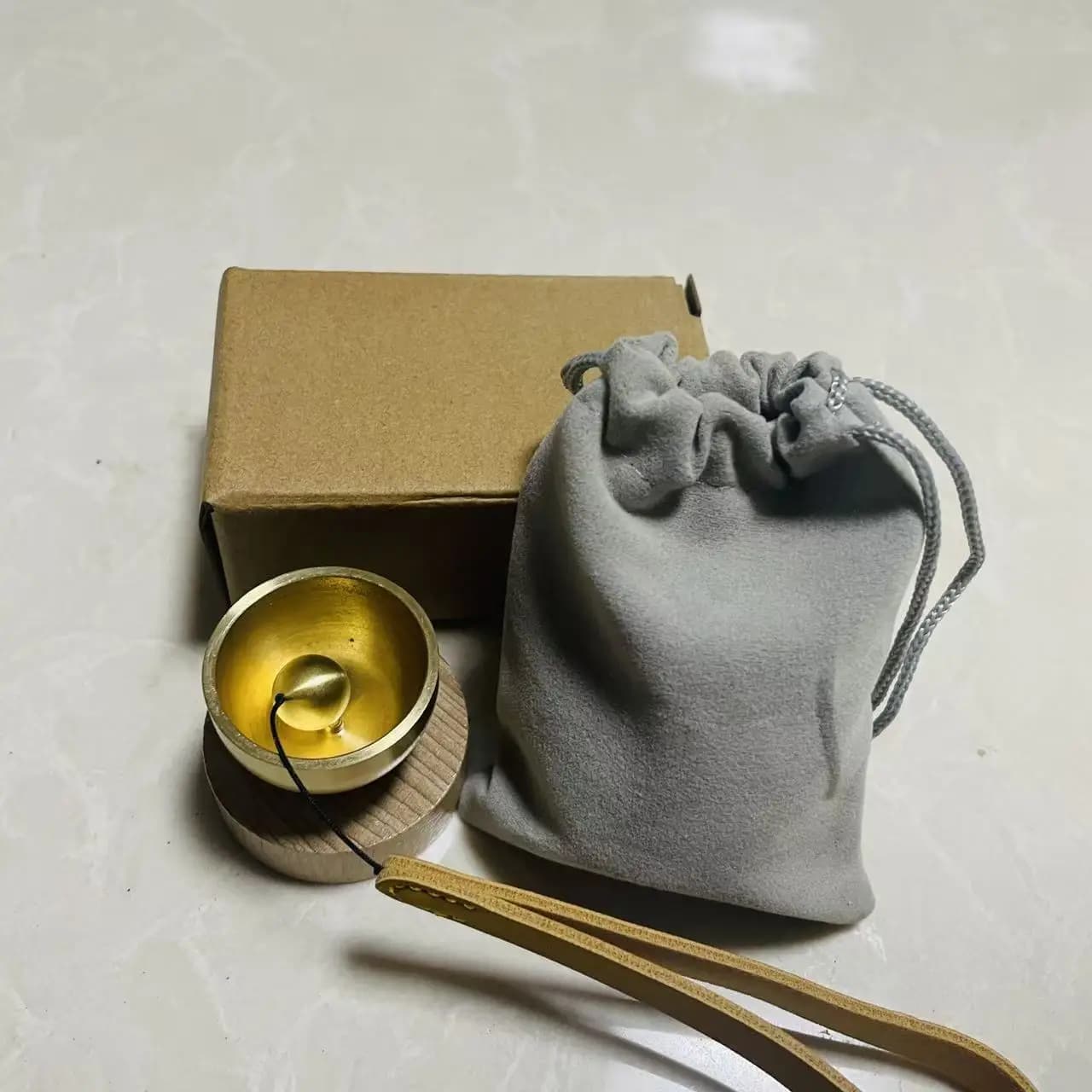 1Pc Mini Song Bowl Set Meditation Clear Ringtone Musical Instrument Relax Female Anxiety Healing Yoga Reduce Stress Bell