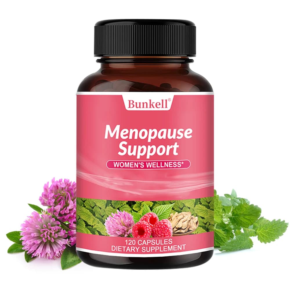 Menopausal supplement for women, containing angelica - helps improve mood health, sleep quality, and thyroid balance.