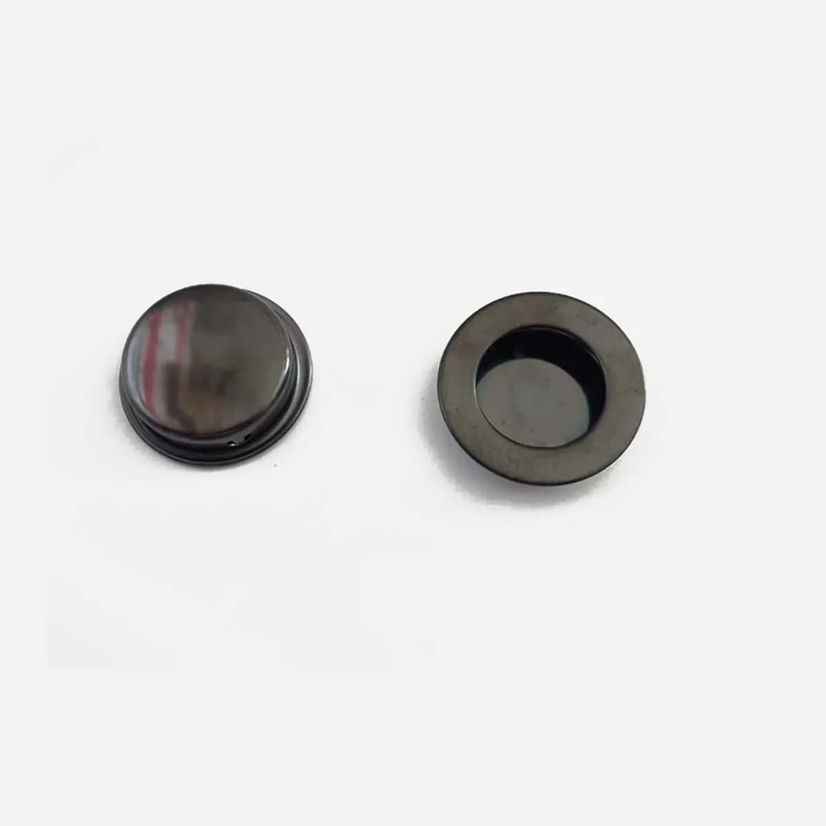 Maniglia Circolare in Acciaio Inox per Cassetti, Porte Scorrevoli e Armadi, Maniglia Nascosta Invisibile con Apertura di 35mm