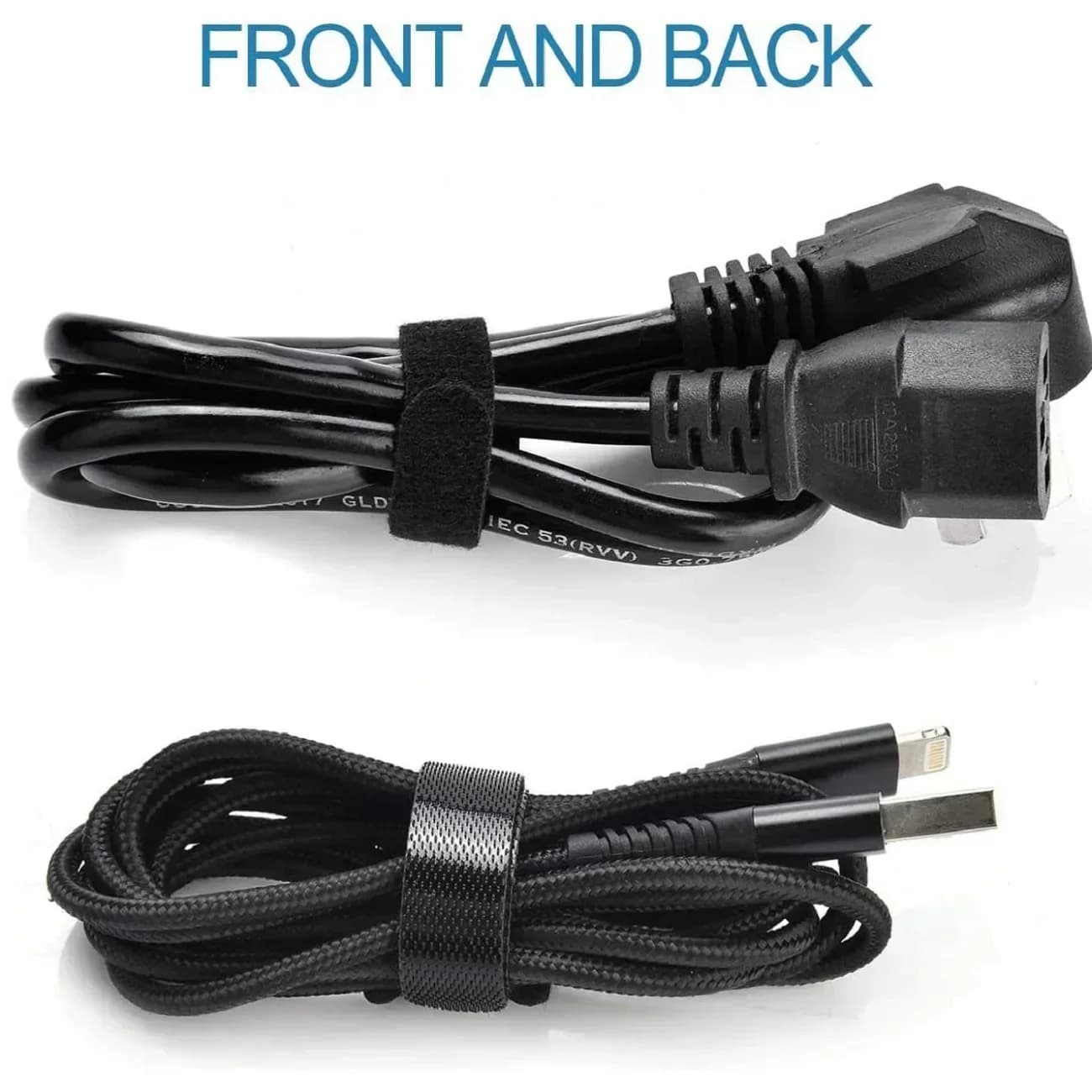 100pcs Releasable Cable Ties Reusable Wire Management Organizer for Mouse Earphones Nylon Loop Hoop Tape Straps Tie