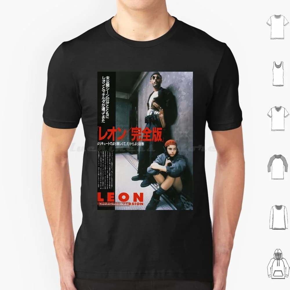 Leon T Shirt Uomo Donna Bambini 6xl Leon Leon Il film professionale Il professionista Leon Montana Mathilda Jean Reno Gary Oldman