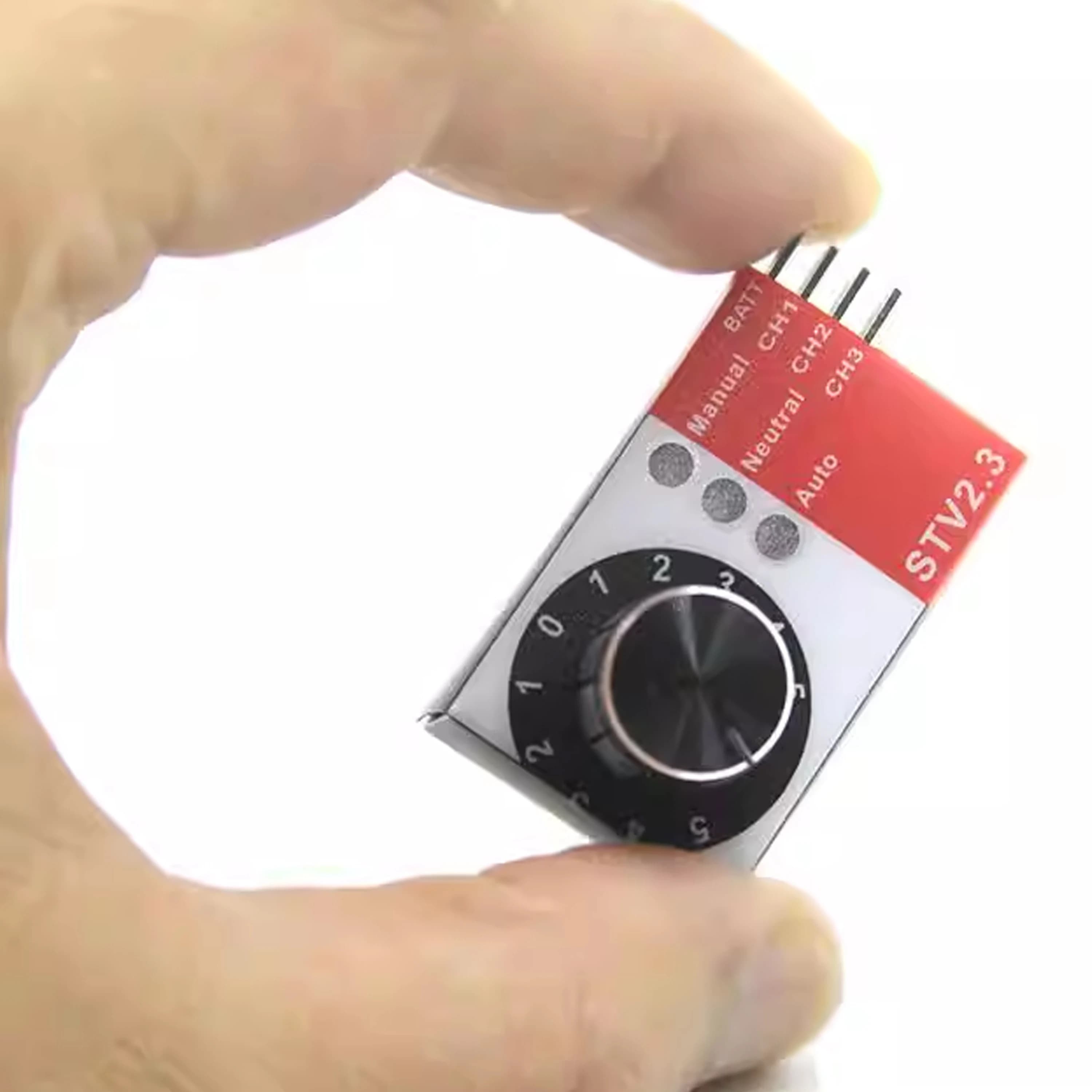 Tester Digitale Servo Rosso / Tester di Consistenza ESC per la Misurazione del Servomotore di Aerei FPV e Auto RC