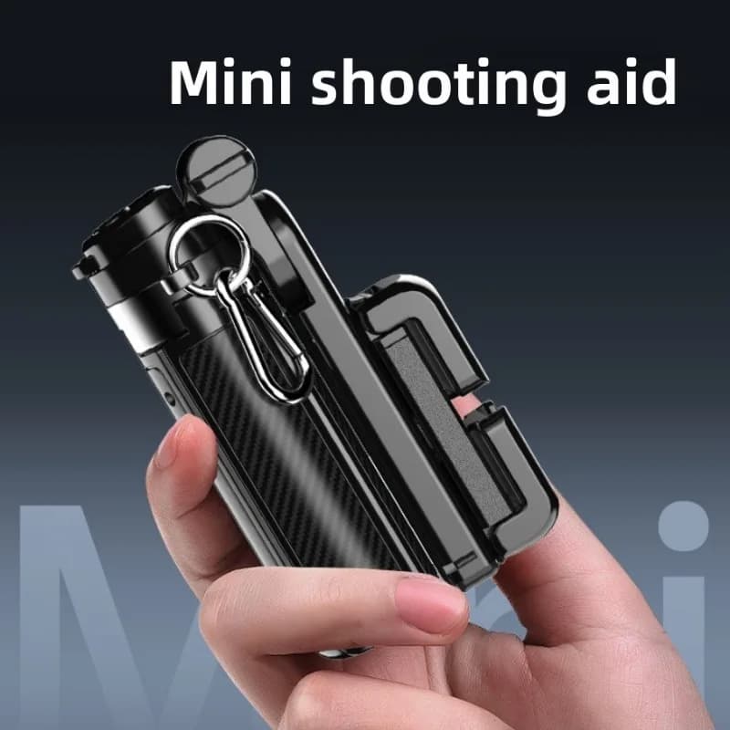 Maniglia mobile per selfie stick, supporto portatile da viaggio multifunzionale per stabilizzatore fotografico con supporto a quattro gambe