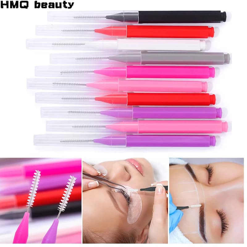 20/50Pc Disposable Brow Perm Brush Mini Brow Lifting Brush Eyebrow Lifting Tools Micro Eyebrow Wrap Appliance Tools for Makeup