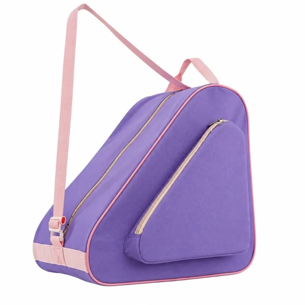 Waterproof Roller Skate Bag Portable Triangular Ice Skate Bag Large Capacity Shoulder Carry Skate Carrying Case Figure Skating