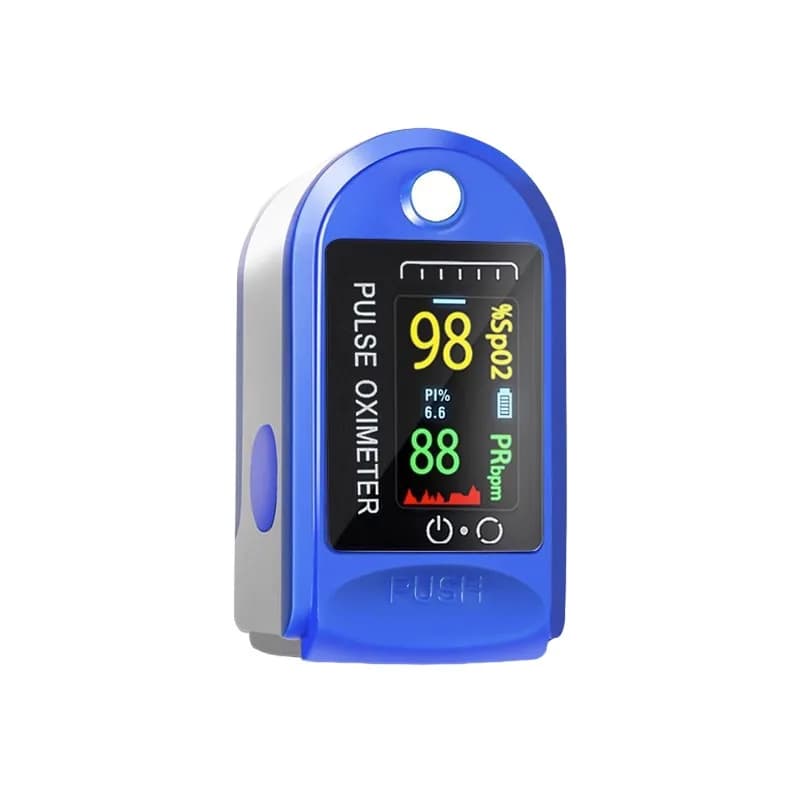 New Fingertip Pulse Oximeter Test Kit Digital Monitor Pulse Meter LED Display One-click Easy Health Care
