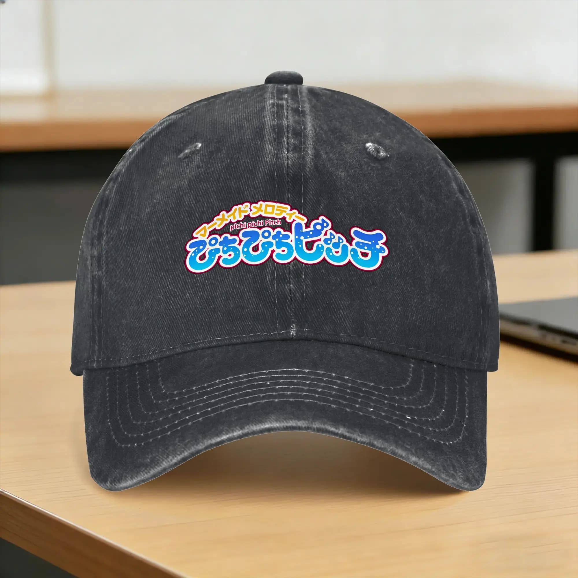 Mermaid Melody Pichi Pichi Pitch Anime Lover Washed Baseball Cap Casual Sun Trucker Hat Summer Men Adult Tennis Baseball Caps