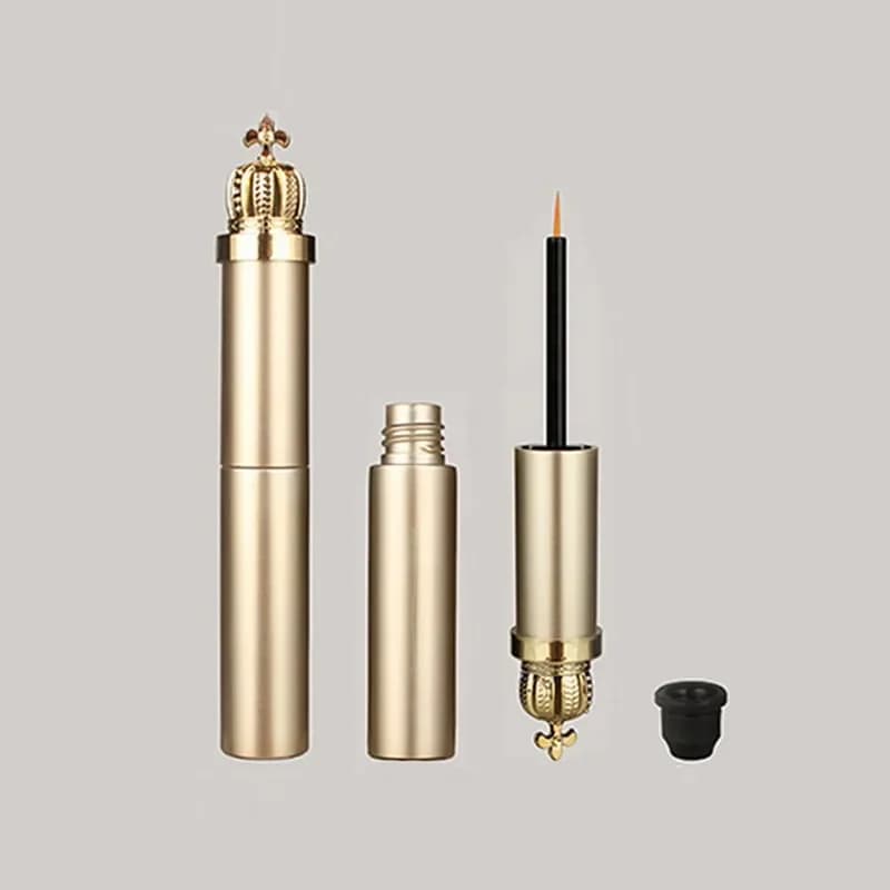 100pcs 8ml Crown Refillable Mascara Eyelash Growth Serum Tubes Empty Lash Lift Liquid Eye Liner DIY Containers Packaging F2709