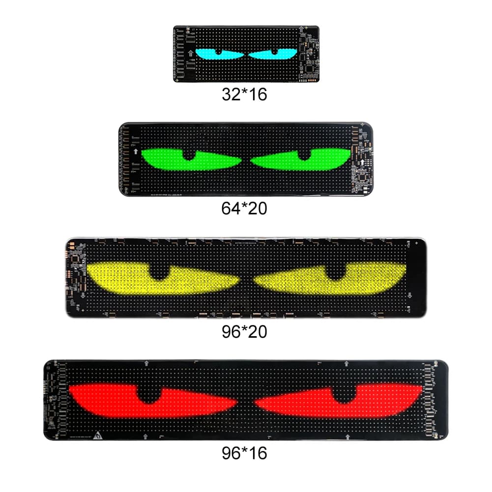 Pannello LED Devil Eyes Telecomando LED Devil Eye Decorazione Luce Demon Eyes Pannello LED flessibile per negozio/bar/camion
