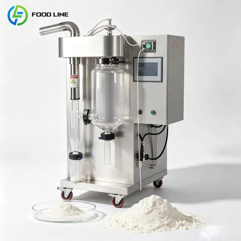 Mini Spray Dryer Laboratory Drying Equipment for Protein Milk Juice Herbal Powder Making Customized