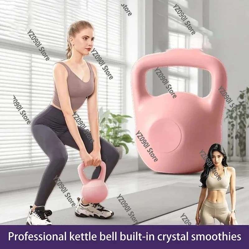 Kettlebell Morbido Riempibile con Acqua, Peso Portatile Regolabile per Esercizi di Forza e Fitness